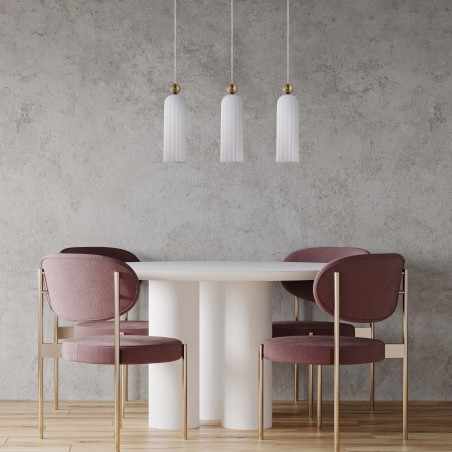 Lampa wisząca Piega 3xE14 biała LP-939/3L white Light Prestige