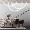 Lampa wisząca Rope Light 3M 1xLED biały/złoty LP-642/3M Light Prestige