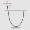 Lampa wisząca Rope Light 3M 1xLED biały/złoty LP-642/3M Light Prestige