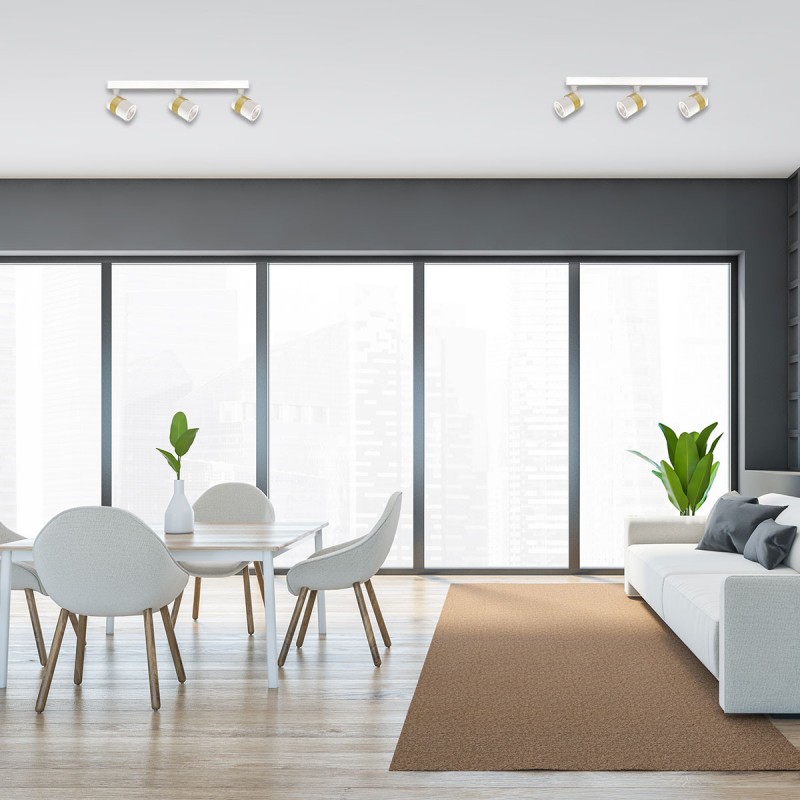 Spot Anillo 3xGU10 biały LP-770/3W WH Light Prestige