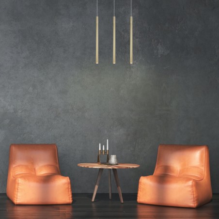 Lampa wisząca Lungo 3xG9 złota LP-894/3L GD Light Prestige