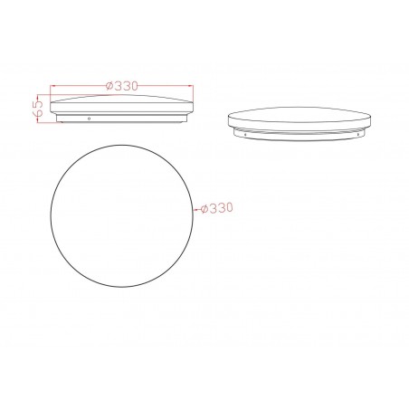 Plafon okrągły Babilon mały złoty 4000k LP-335/1C S 4GD Light Prestige
