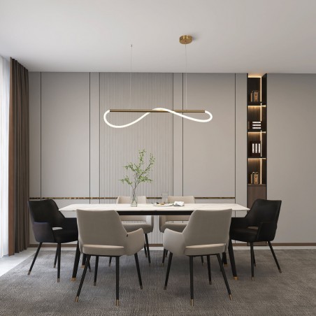 Lampa wisząca Meleca S 1xLED LP-2345/1P S Light Prestige