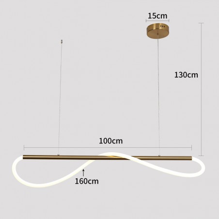 Lampa wisząca Meleca S 1xLED LP-2345/1P S Light Prestige