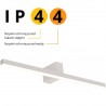 Kinkiet Nevada L 1xLED biały IP44 LP-778/1W L WH Light Prestige