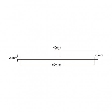 Kinkiet Nevada L 1xLED biały IP44 LP-778/1W L WH Light Prestige