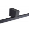 Kinkiet Nevada XXL 1xLED czarny IP44 LP-778/1W XXL BK Light Prestige