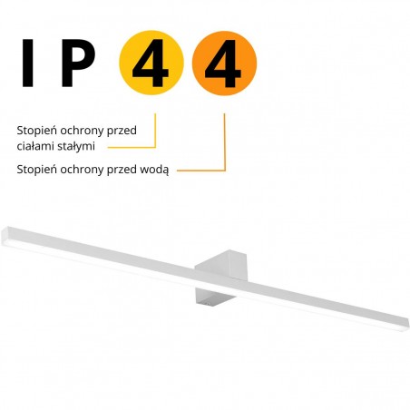 Kinkiet Nevada XXL 1xLED biały IP44 LP-778/1W XXL WH Light Prestige