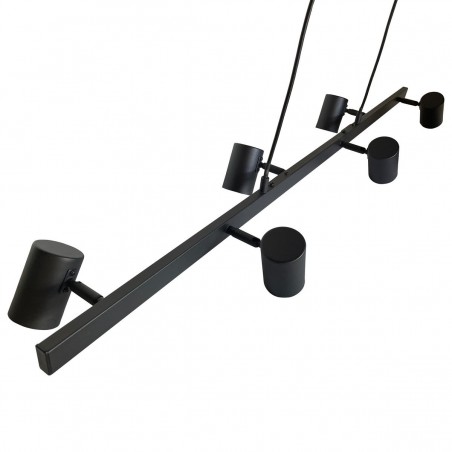 Lampa wisząca Snow 6xGU10 czarna LP-731/6L BK Light Prestige
