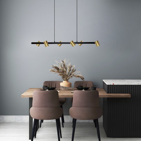 Lampa wisząca Snow 6xGU10 złota LP-731/6L GD Light Prestige