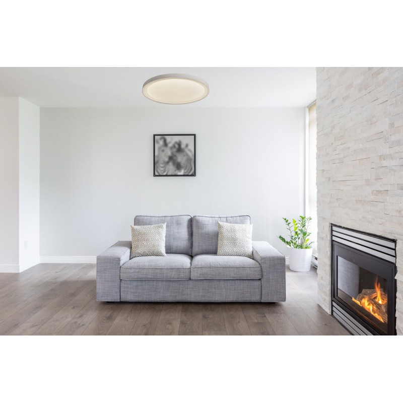 Plafon Vegas średni biały 4000K 1xLED IP54 LP-550/1C M 4WH Light Prestige