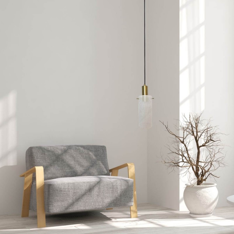 Lampa wisząca Tirana 1xE27 biała LP-945/1P WH Light Prestige