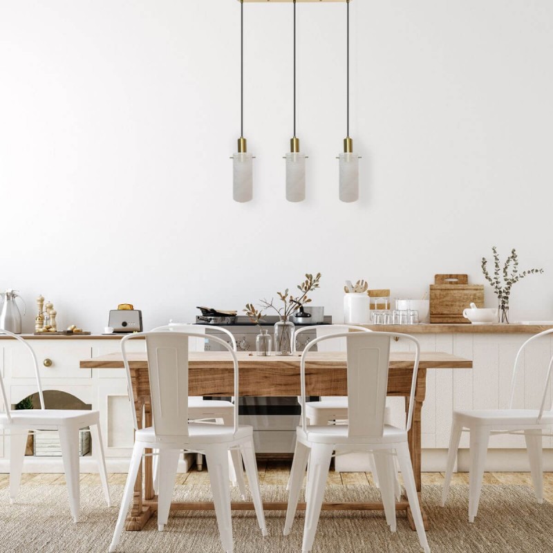 Lampa wisząca Tirana 3xE27 linia biała LP-945/3L WH Light Prestige