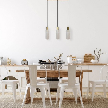 Lampa wisząca Tirana 3xE27 linia biała LP-945/3L WH Light Prestige