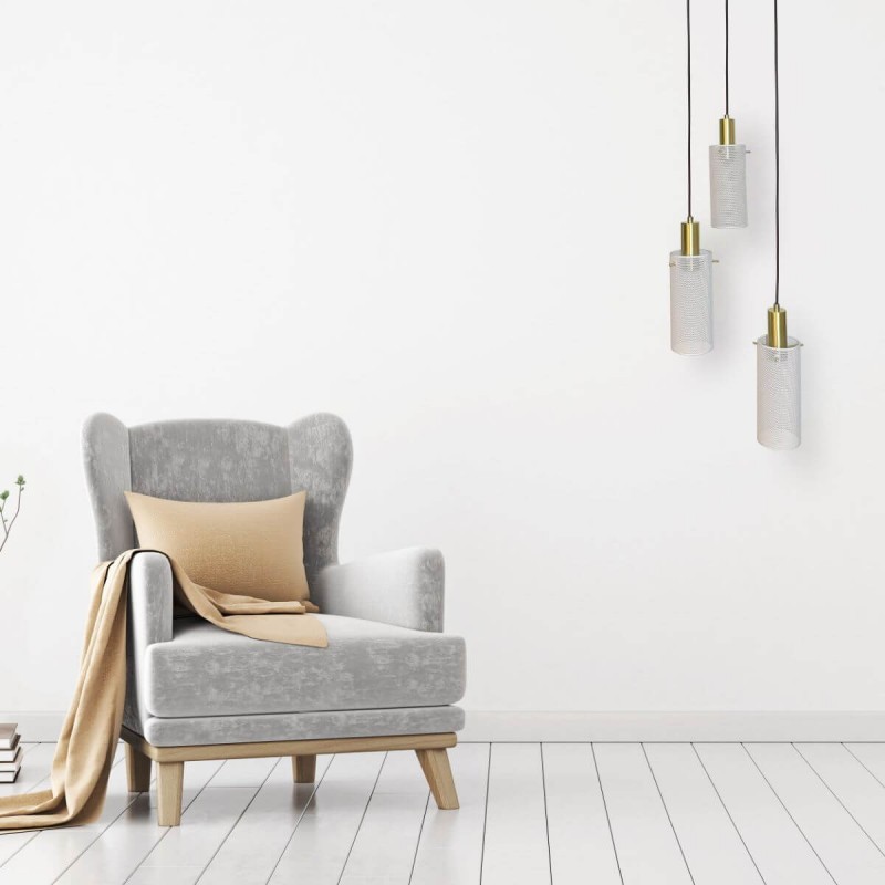 Lampa wisząca Tirana 3xE27 biała LP-945/3P WH Light Prestige