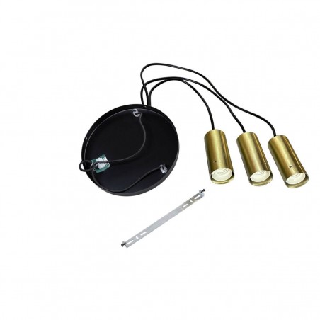 Lampa wisząca Tirana 3xE27 czarna LP-945/3P BK Light Prestige