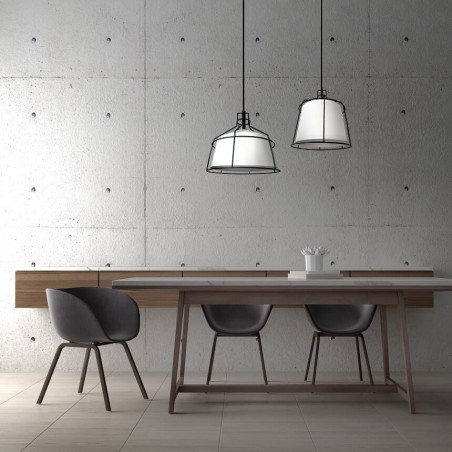 Lampa wisząca Dritto 1xE27 mała biała LP-123/1P S WH Light Prestige