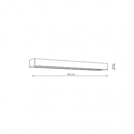 Kinkiet Ibros duży CCT 1xLED czarny IP44 GS-LWA-12W BK CCT Light Prestige