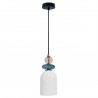 Lampa wisząca Tropea 1xE27 biała, średnia LP-2004/1P M WH Light Prestige