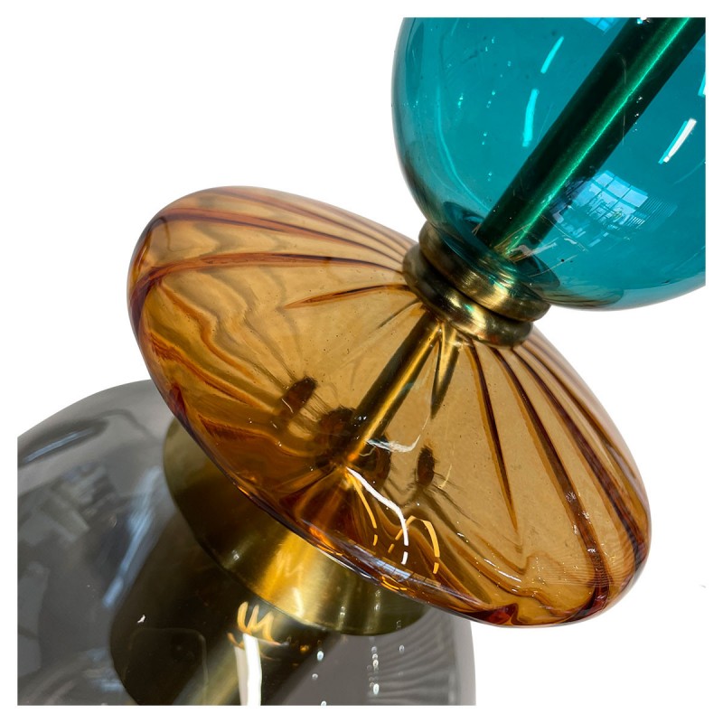 Lampa wisząca Tropea 1xE27 dymna, średnia LP-2004/1P M SM Light Prestige
