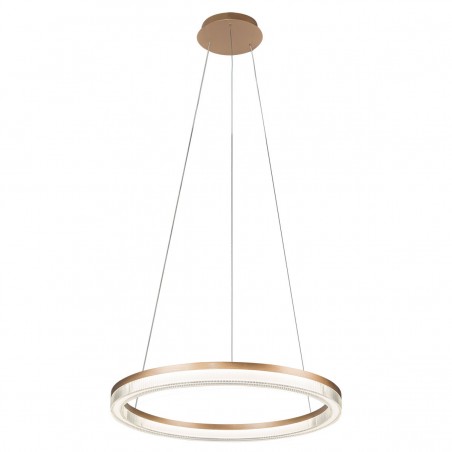 Lampa wisząca Midway Cristal duża triangle 1xLED LP-033/1P L GD Cristal Triangle Light Prestige