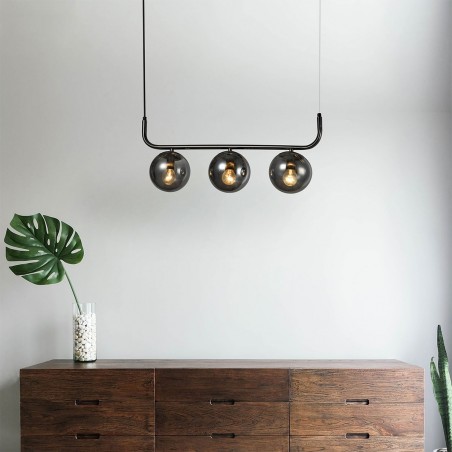 Lampa wisząca Alisa grafitowa 3xE14 LP-005/3L grafit Light Prestige