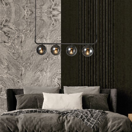 Lampa wisząca Alisa grafitowa 4xE14 LP-005/4L grafit Light Prestige