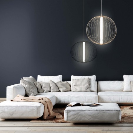 Lampa wisząca Treviso duża CCT 1xLED złota LP-798/1P L GD CCT Light Prestige