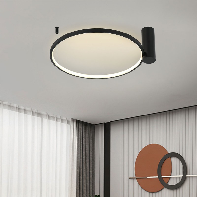 Plafon Ring S CCT 1xLED czarny LP-909/1C S BK CCT Light Prestige