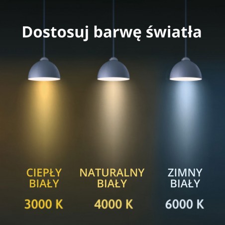 Lampa wisząca Ring duży CCT 1xLED czarny LP-909/1P L BK CCT Light Prestige