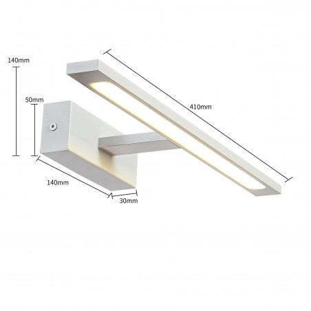 Kinkiet Isla średni CCT 1xLED biały IP44 GS-LWB-12W WH CCT Light Prestige
