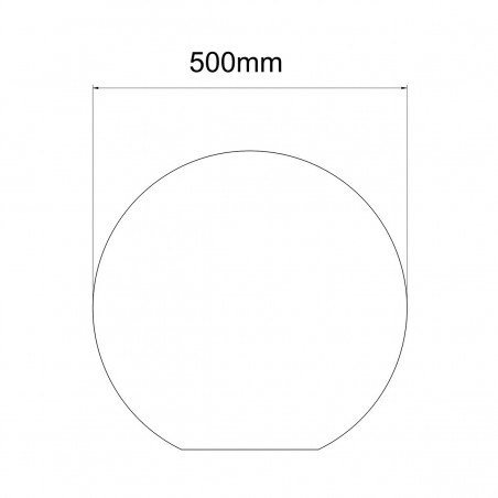 Lampa ogrodowa Gaja 50 cm 1xE27 LP-JH-1095-500 Light Prestige
