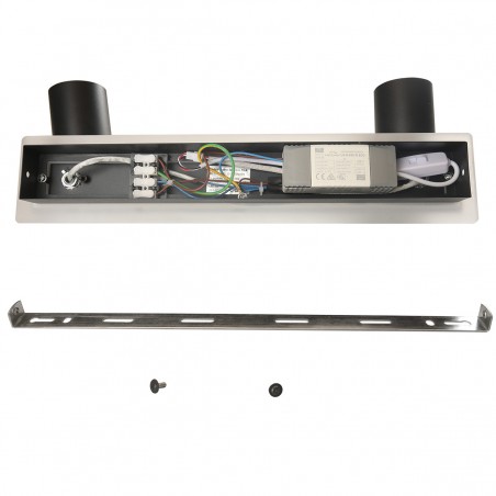 Spot Parma 2 2xGU10 + 1xLED CCT czarny LP-0612/2WS BK Light Prestige