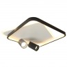 Plafon Parma 2 2xGU10 + 1xLED CCT kwadrat czarny LP-0612/2C Square BK Light Prestige