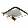 Plafon Parma 2 2xGU10 + 1xLED CCT kwadrat czarny LP-0612/2C Square BK Light Prestige