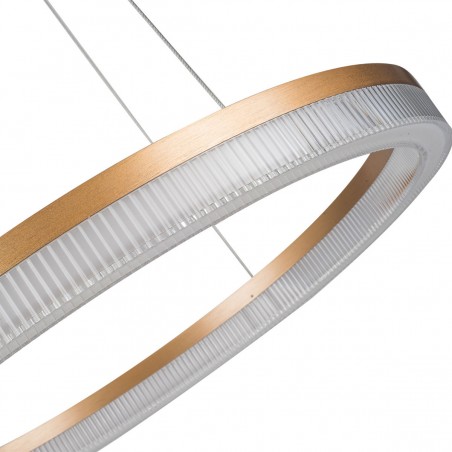 Lampa wisząca Midway Cristal mała triangle 1xLED LP-033/1P S GD Cristal Triangle Light Prestige