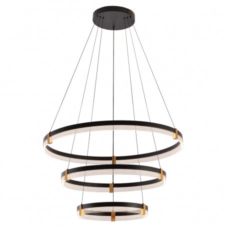 Lampa wisząca Plum 3 LED CCT czarna LP-0407/3P BK Light Prestige