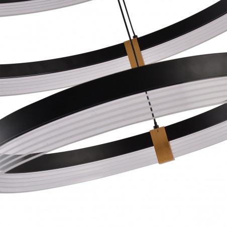 Lampa wisząca Plum 3 LED CCT czarna LP-0407/3P BK Light Prestige