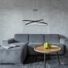 Lampa wisząca Halifax 2xLED czarna LP-940/2P BK CCT Light Prestige