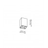 Reflektor Star 1 magnetic LP-555-MAG-BK