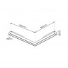 ML8929 MAGNETIC TRACK 24W LED 3000K Milagro