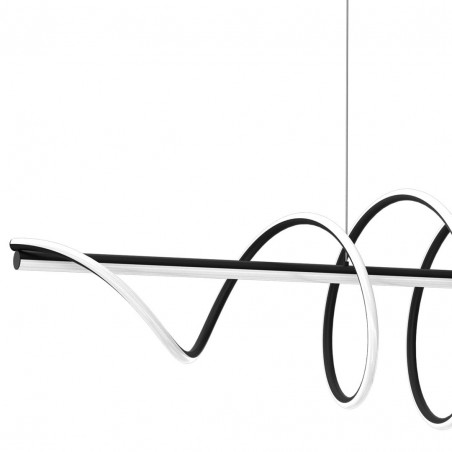 ML8608 LAMPA WISZĄCA TWIST BLACK 90W LED Milagro