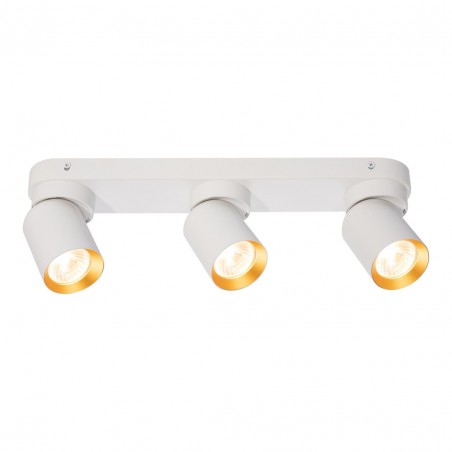ML9936 Lampa Sufitowa Andy 3xGU10 Biały + Złoty Milagro