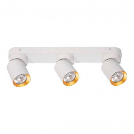 ML9936 Lampa Sufitowa Andy 3xGU10 Biały + Złoty Milagro