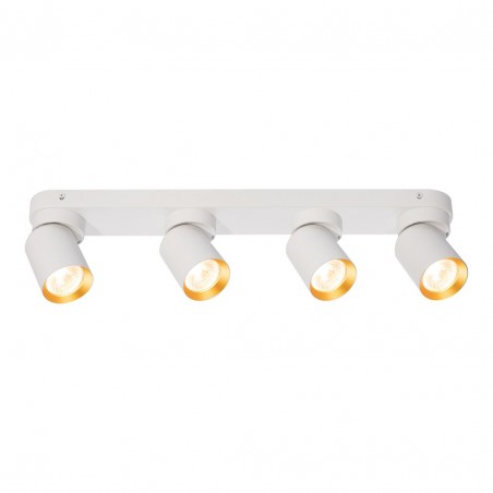 ML9938 Lampa Sufitowa Andy 4xGU10 Biały + Złoty Milagro