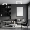 ML9946 Lampa Sufitowa Cino 2xGU10 Biały + Chrom Milagro