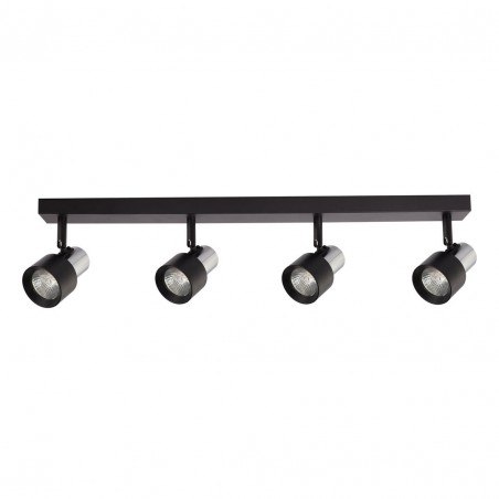 ML9951 Lampa Sufitowa Cino 4xGU10 Czarny + Chrom Milagro