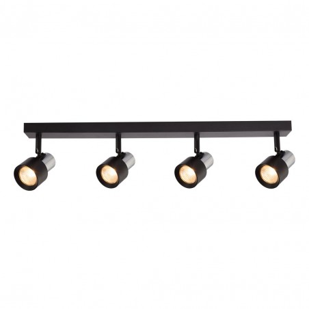 ML9951 Lampa Sufitowa Cino 4xGU10 Czarny + Chrom Milagro