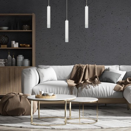 ML8878 Lampa wisząca TUBI WHITE 1xGU10 Milagro
