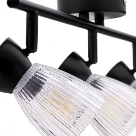 ML9972 Lampa sufitowa BEST BLACK 3xE14 Milagro